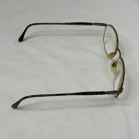 Vintage POLO CLASSIC 247 By Ralph Lauren Bronze Metal Tortoise Ears Leather Case main image 6